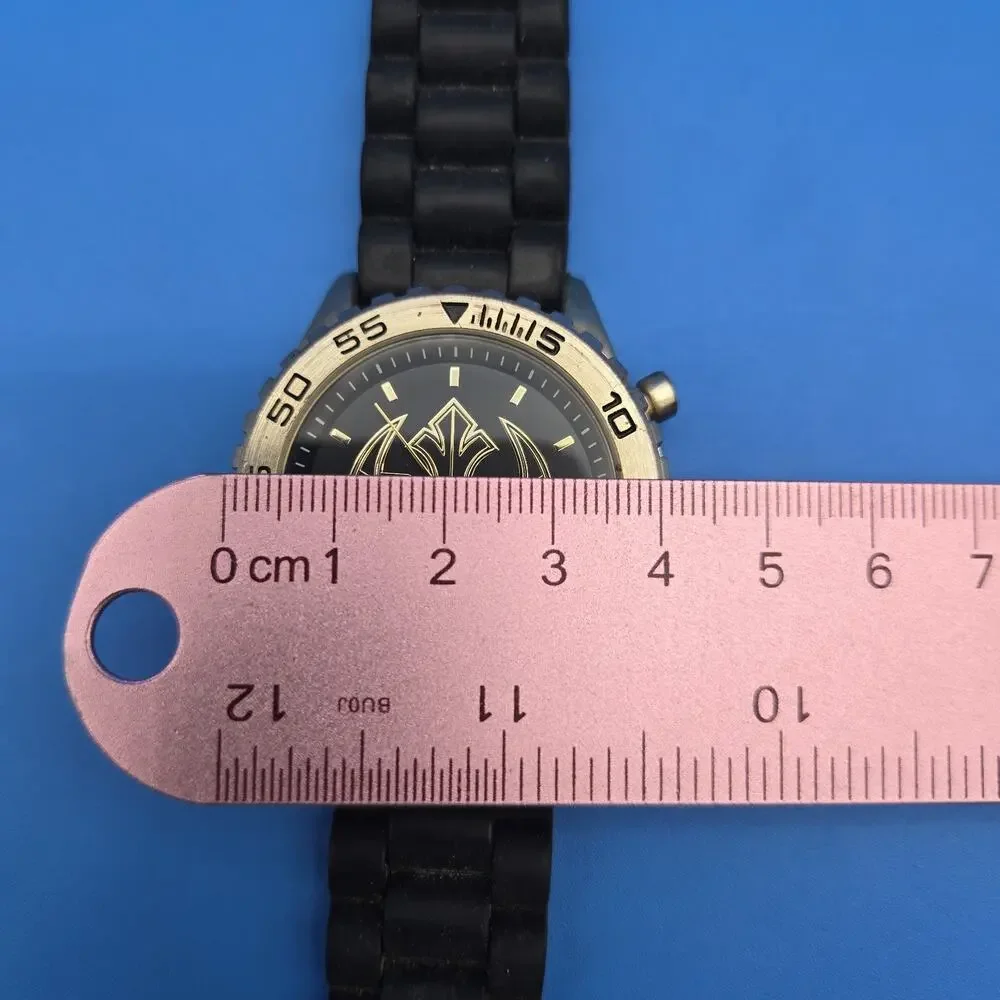 Star Wars Rebel Alliance Watch Men 40mm Brass Tone Black Accutime New Battery